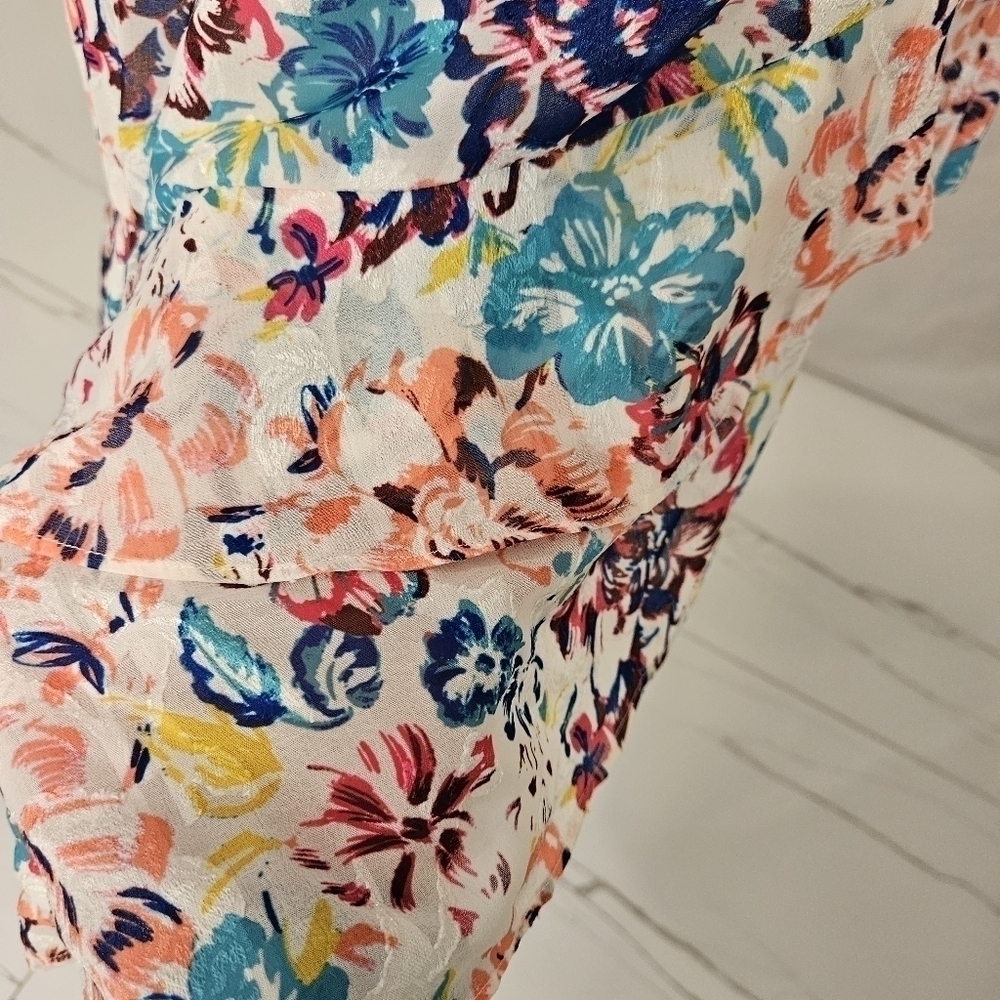 NWT✨️BCBGMAXAZRIA Women' Special Events| Fleur Asymmetrical Dress Gardenia Sz 12 - Picture 7 of 16